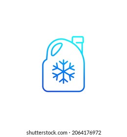 Antifreeze Or Coolant Line Icon