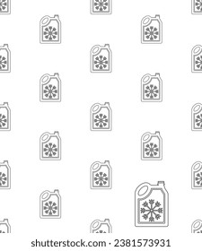 Icono Anticongelante Patrón sin Marea, Punto De Congelación Líquido Basado En Agua Ilustración De Arte Vector Aditivo