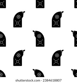 Antifreeze Icon Seamless Pattern, Water Based Liquid Freezing Point Lowering Additive Vector Art Illustration