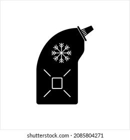Icono Anticongelante, Ilustración De Arte Vector Aditivo Basado En Agua