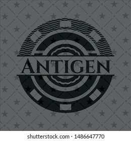 Antigen dark emblem. Vector Illustration. Detailed.