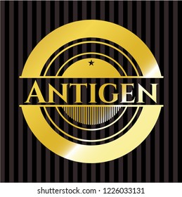 Antigen golden emblem or badge