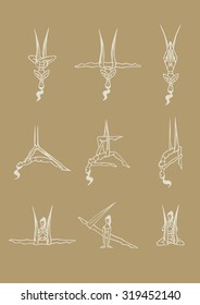 antigravity yoga poses