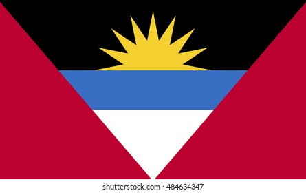 Antigua and Barbuda country flag - vector
