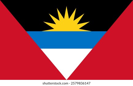 Antigua and Barbuda Flag, Flag of Antigua and Barbuda