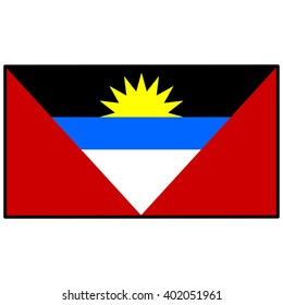 Antigua and Barbuda Flag