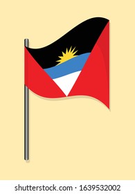 Antigua and Barbuda national flag 