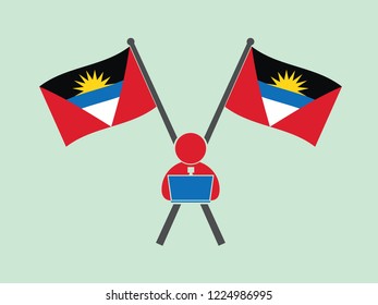 Antigua Emblem Office Worker