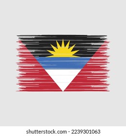 Antigua-Flag-Vektorgrafik