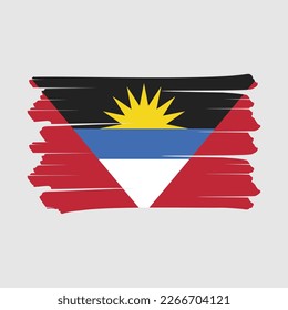 Antigua-Flag-Vektorgrafik