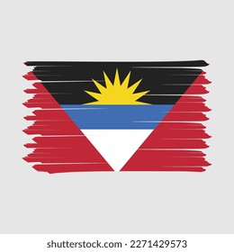 Antigua-Flag-Vektorgrafik