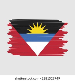 Antigua-Flag-Vektorgrafik