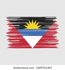Antigua-Flag-Vektorgrafik
