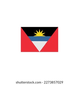Antigua flags icon set, Antigua independence day icon set vector sign symbol