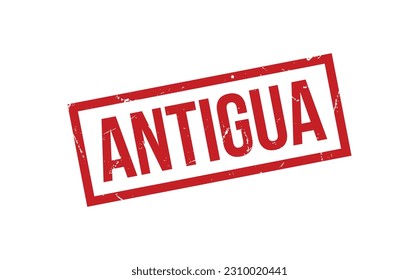 Antigua Rubber Stamp Seal Vector