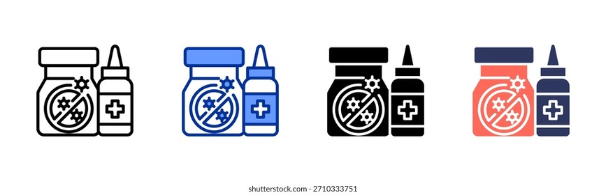 Antihistaminika, Symbolsatz, Sammlung mehrerer Stile