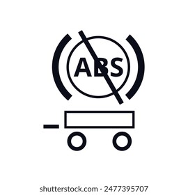 Antilock brake system not available symbol