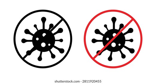 Antimicrobial icon set, collection of vector icons.