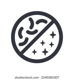 Antimicrobial Logo Vector Icon Template Illustration