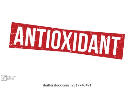 Diseño vectorial de estampado de caucho antioxidante.