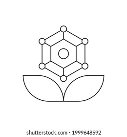 Antioxidant icon design isolated on white background