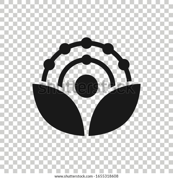 Antioxidant icon in\
flat style. Molecule vector illustration on white isolated\
background. Detox business\
concept.