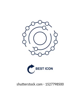 Antioxidant Icon In Line Design On White. Best Icon