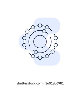 Antioxidant Icon In Line Design On White. Best Icon