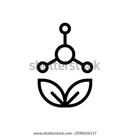 Antioxidant icon logo sign set vector outline