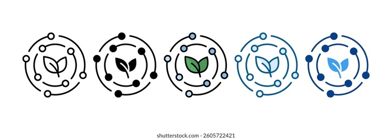Antioxidant Icon Set Multiple Style Collection