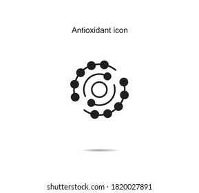 Antioxidant Icon Vector Illustration Graphic On Background