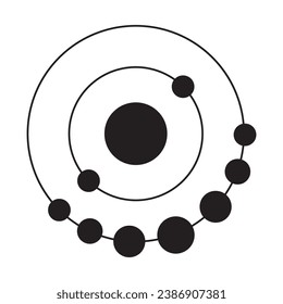 Antioxidant icon vector illustration logo design