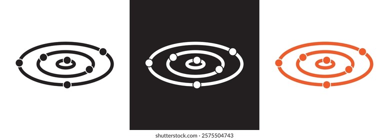 Antioxidant icon vector.  isolated on white and black background. vector illustration. EPS 10