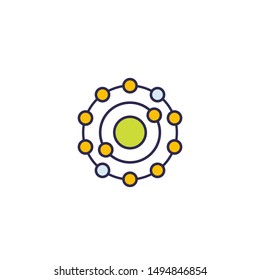 Antioxidant Icon, Vector On White