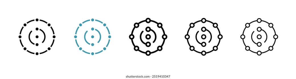 Antioxidant icon vector icon set. EPS 10