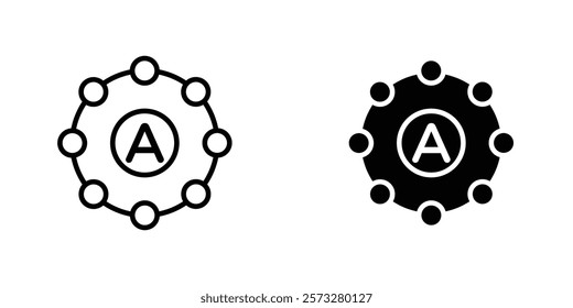 Antioxidant icons vector graphic pack