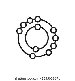 Antioxidant rich food icon Simple thin line flat symbol