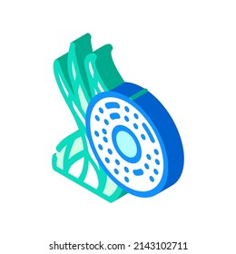 antioxidant spirulina isometric icon vector. antioxidant spirulina sign. isolated symbol illustration