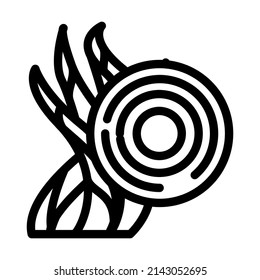 antioxidant spirulina line icon vector. antioxidant spirulina sign. isolated contour symbol black illustration