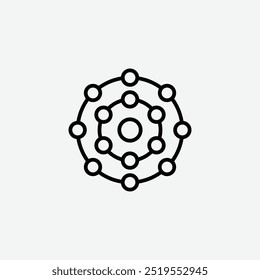 Icono de Vector antioxidante. EPS 10