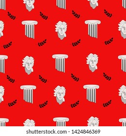 antiq seamless color pattern column