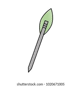 antique arrows isolated icon