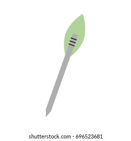 antique arrows isolated icon