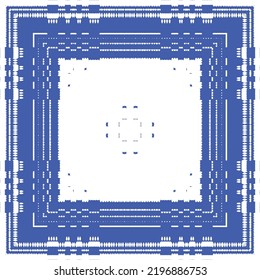 Antique azulejo tiles patchwork. Kitchen design. Vector seamless pattern concept. Blue spain and portuguese decor for bags, smartphone cases, T-shirts, linens or scrapbooking.