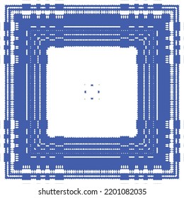 Antique azulejo tiles patchwork. Kitchen design. Vector seamless pattern concept. Blue spain and portuguese decor for bags, smartphone cases, T-shirts, linens or scrapbooking.