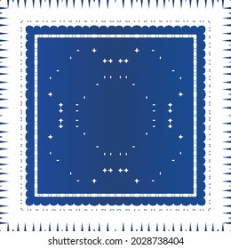 Antique azulejo tiles patchwork. Minimal design. Vector seamless pattern watercolor. Blue spain and portuguese decor for bags, smartphone cases, T-shirts, linens or scrapbooking.