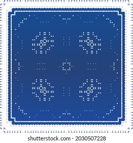 Baldosas de azulejos antiguos. Diseño mínimo. acuarela de patrón sin fisuras vectorial. España azul y decoración portuguesa para bolsas, estuches para smartphones, camisetas, ropa de cama o scrapbooking.