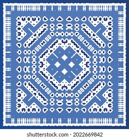 Baldosas de azulejos antiguos. Diseño moderno. Textura de patrón sin fisuras del vector. España azul y decoración portuguesa para bolsas, estuches para smartphones, camisetas, ropa de cama o scrapbooking.