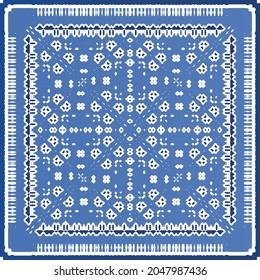 Baldosas de azulejos antiguos. Diseño moderno. Textura de patrón sin fisuras del vector. España azul y decoración portuguesa para bolsas, estuches para smartphones, camisetas, ropa de cama o scrapbooking.