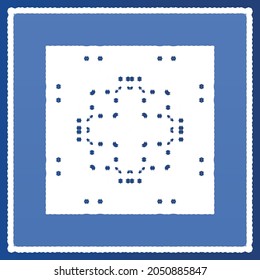Baldosas de azulejos antiguos. Diseño moderno. Textura de patrón sin fisuras del vector. España azul y decoración portuguesa para bolsas, estuches para smartphones, camisetas, ropa de cama o scrapbooking.